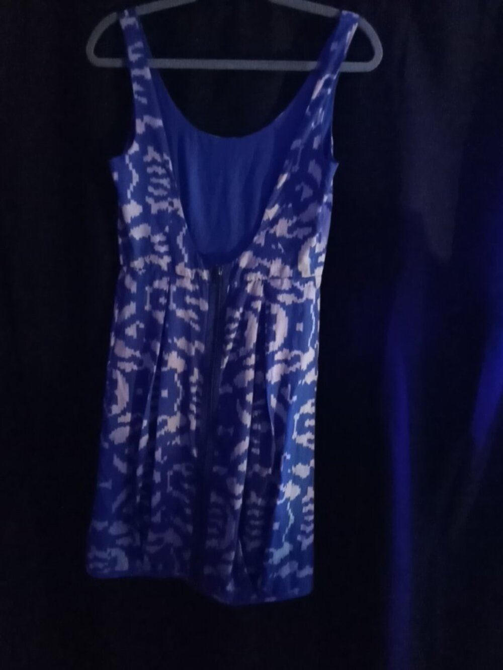 Urban Outfitters- Silence + Noise - blue & white dress - Picture 7 of 8